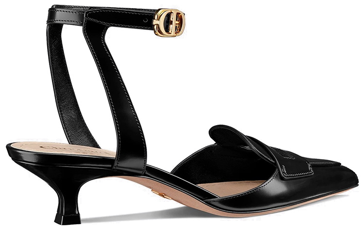 (W) Dior Boy-D High-Heeled Sandals 'Black Patent Calfskin' 圖 3