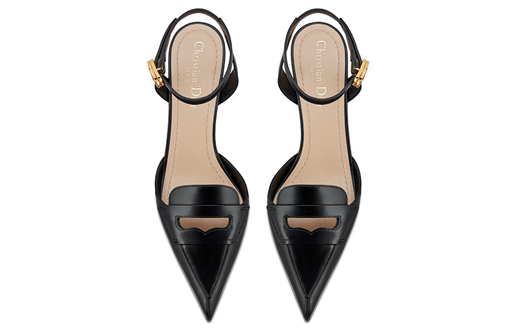 (W) Dior Boy-D High-Heeled Sandals 'Black Patent Calfskin' 圖 4