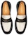 (W) Dior Boy Loafer 'Tumit Tebal Logo Plaque Hitam dan Putih' KDB759ACA_S11X