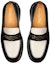 Shop (W) Dior Boy Loafer 'Tumit Tebal Logo Plaque Hitam dan Putih' KDB759ACA_S11X