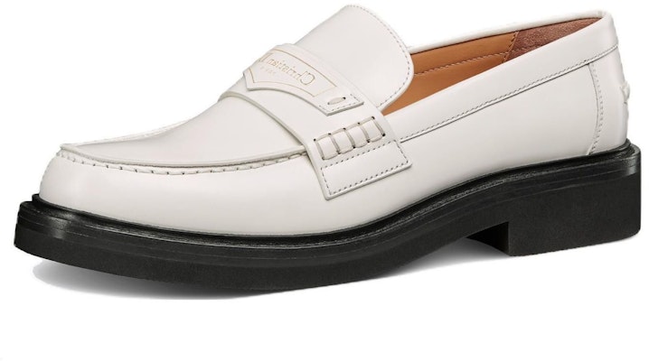 (W) Dior Kasut Loafer Lelaki Kulit Anak Lembu Putih Brushed KDB759ACA_S03W Lookbook (W) Dior Kasut Loafer Lelaki Kulit Anak Lembu Putih Brushed KDB759ACA_S03W