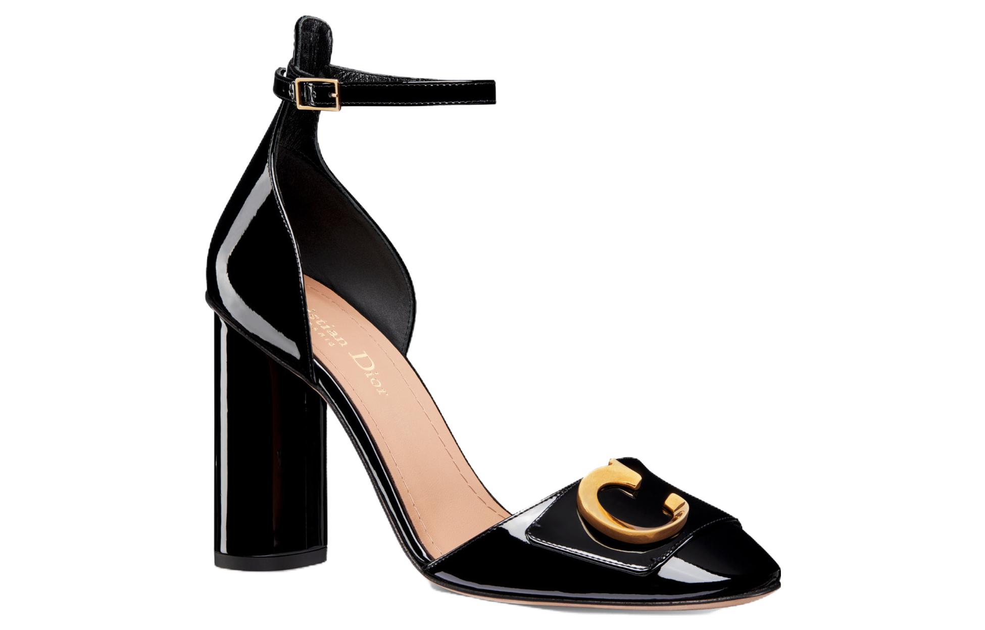 Order DIOR迪奧 C'est Dior 休閒舒適 粗跟高跟鞋 10cm 女款 黑色