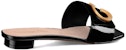 (W) Dior C'est Dior 'Selipar Rata Kulit Hitam'. KCQ887VNI_S900