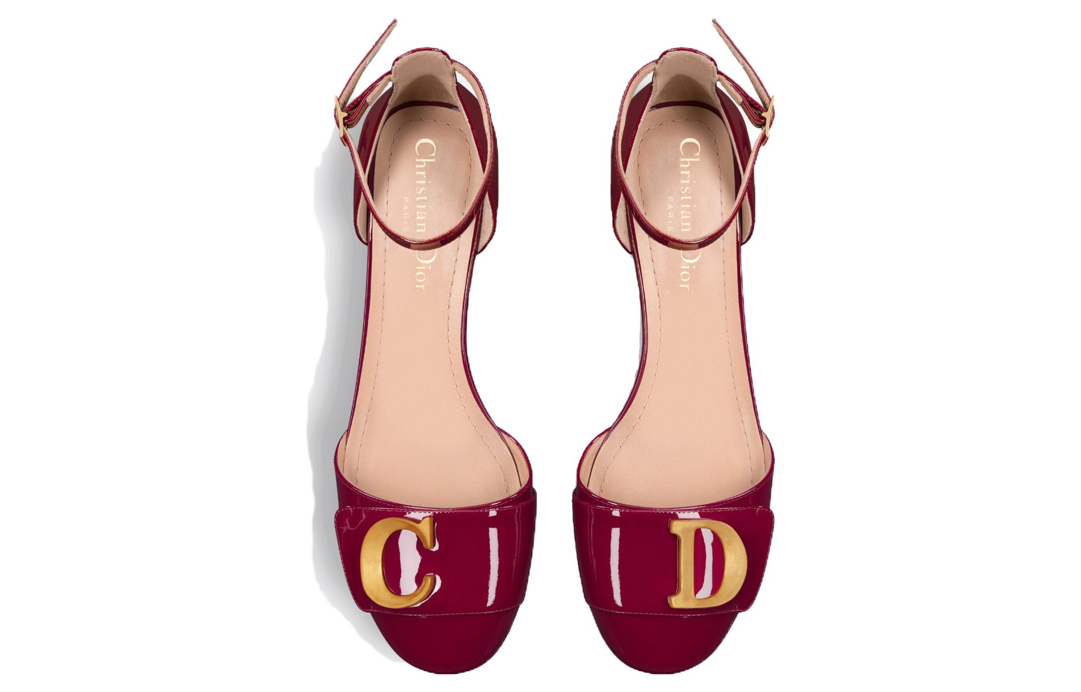 Shop (W) Dior C''est Dior Talons Hauts ''Élégance Rouge Confort'' 5cm KDV110VNI_S24V KCV110VNI_S24V