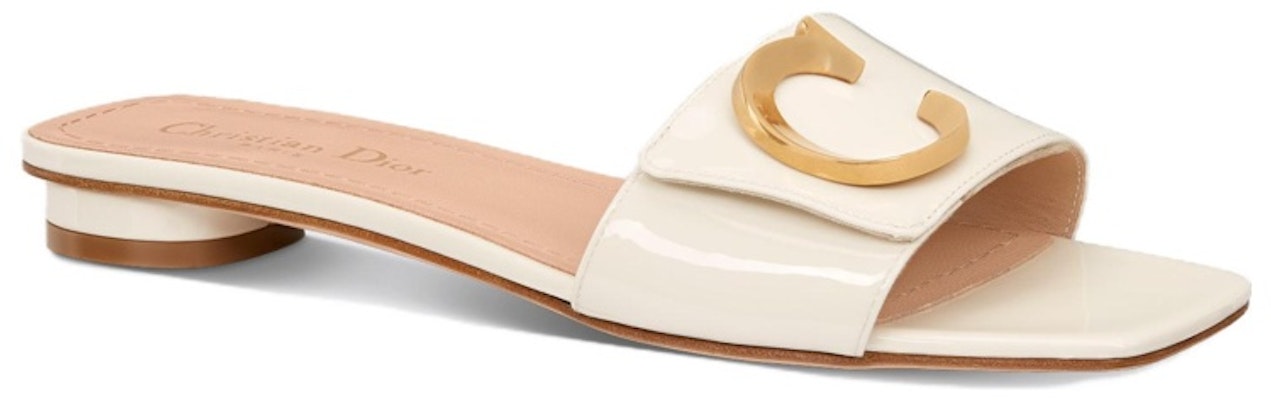(Women) Dior C'est Dior Leather Slip-On Flat Slide 'White' KCQ887VNI_S03W Order (Women) Dior C'est Dior Leather Slip-On Flat Slide 'White' KCQ887VNI_S03W
