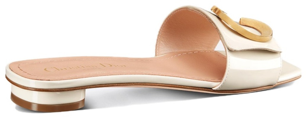(Women) Dior C'est Dior Leather Slip-On Flat Slide 'White' KCQ887VNI_S03W Lookbook (Women) Dior C'est Dior Leather Slip-On Flat Slide 'White' KCQ887VNI_S03W