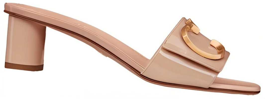 (W) Dior C''est Dior Lederpantolette mit Quadratischer Spitze ''Nude'' KCQ889VNI_S18U Order (W) Dior C''est Dior Lederpantolette mit Quadratischer Spitze ''Nude'' KCQ889VNI_S18U