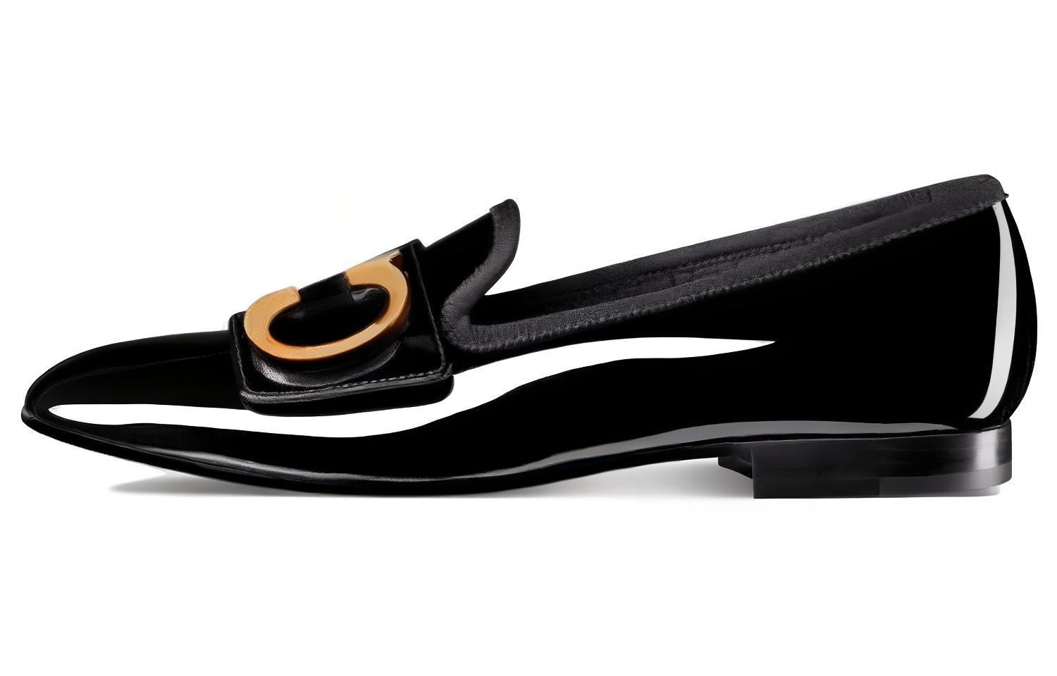 Buy (W) Dior C'est Dior Loafer 'Hitam Emas' KDB843VNI_S900