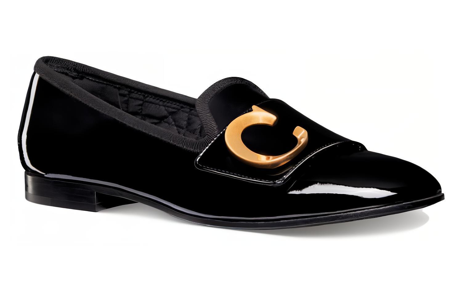 Order (W) Dior C'est Dior Loafer 'Hitam Emas' KDB843VNI_S900
