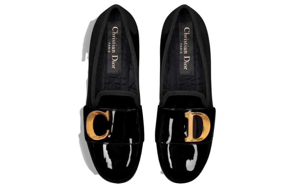 Shop (W) Dior C'est Dior Loafer 'Hitam Emas' KDB843VNI_S900