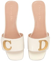 (W) Dior C'est Dior Kulit Patent 'Sandal Tumit Tebal Fesyen' Putih KCQ889VNI_S03W Lookbook (W) Dior C'est Dior Kulit Patent 'Sandal Tumit Tebal Fesyen' Putih KCQ889VNI_S03W