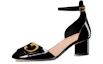 Lookbook (W) Dior C''est Dior Sandali Tacco Largo in Vernice Nera Open Toe KCV073VNI_S900 KCV110VNI_S900