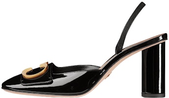 (Women) Dior C'est Dior Patent Leather Round Toe Block Heel Pumps 'Black' KDV073VNI_S900 (Women) Dior C'est Dior Patent Leather Round Toe Block Heel Pumps 'Black' KDV073VNI_S900