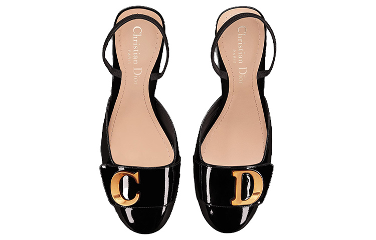Lookbook (W) Dior C'est Dior Tacones Punta Redonda Cuero Charol Negro KDV073VNI_S900 KCV073VNI_S900