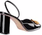 (W) Dior C'est Dior Kasut Tumit Tinggi Kulit Berkilat 'Hitam' KDV073VNI_S900 KCV073VNI_S900