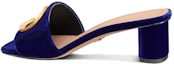 Lookbook (W) Dior C'est Dior Velvet 'Square Toe Block Heel' Mule Biru KCQ886VEV_S22B