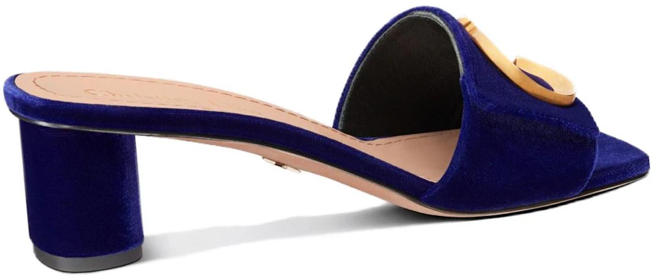 (W) Dior C''est Dior Velours ''Talon Carré Bout Carré'' Mule Bleu KCQ886VEV_S22B Shop (W) Dior C''est Dior Velours ''Talon Carré Bout Carré'' Mule Bleu KCQ886VEV_S22B
