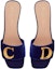 Purchase (W) Dior C'est Dior Velvet 'Square Toe Block Heel' Mule Biru KCQ886VEV_S22B
