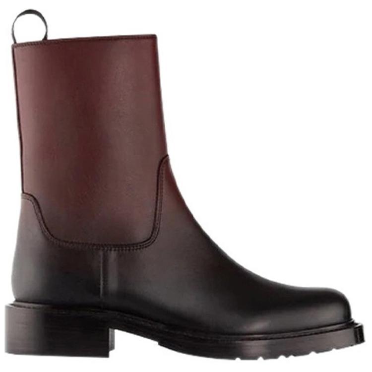 Order (W) Dior Sepatu Boot Kulit Anak Sapi 'Cokelat' KCI519SHC_31X