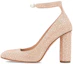 Buy (W) Dior Talons Hauts Confort Cuir Véritable 10cm Chunky ''Rose'' KCV155CST_S55U