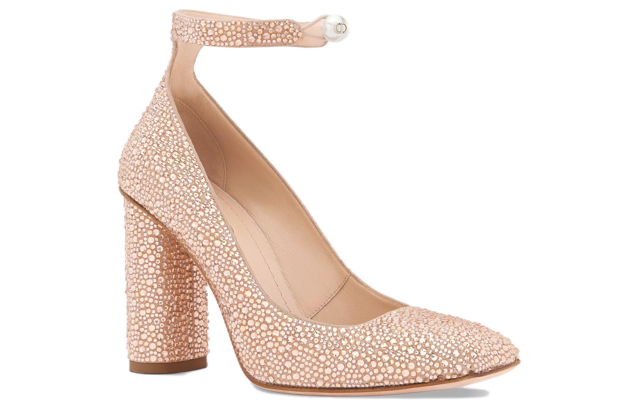Lookbook (W) Dior Talons Hauts Confort Cuir Véritable 10cm Chunky ''Rose'' KCV155CST_S55U
