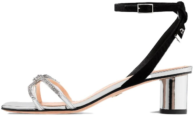 (W) Dior Kalfslederen Hoge Hakken Sandalen ''Elegant Zilver'' KCQ890MIT_S59K Buy (W) Dior Kalfslederen Hoge Hakken Sandalen ''Elegant Zilver'' KCQ890MIT_S59K