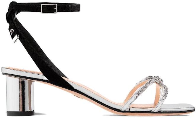(Women) Dior Calfskin High-Heel Fashion Sandal 'Elegant Silver' KCQ890MIT_S59K Order (Women) Dior Calfskin High-Heel Fashion Sandal 'Elegant Silver' KCQ890MIT_S59K