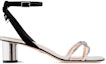 Order (W) Dior Sandal Tumit Tinggi Kulit Anak Lembu 'Elegant Silver' KCQ890MIT_S59K