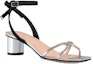 Lookbook (W) Dior Sandal Tumit Tinggi Kulit Anak Lembu 'Elegant Silver' KCQ890MIT_S59K