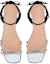 Shop (W) Dior Sandal Tumit Tinggi Kulit Anak Lembu 'Elegant Silver' KCQ890MIT_S59K