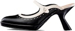 Buy (W) Dior Tumit Tinggi Kulit Anak Lembu 'Tumit Chunky Ringkas' 8cm 'Hitam' KCV132VSO_S11X
