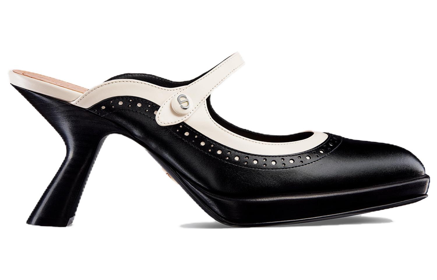 Order (W) Escarpins Dior en Cuir Veau ''Talon Épais Simpliste'' 8cm ''Noir'' KCV132VSO_S11X