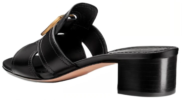 (W) Dior Kalbsleder Runde Zehe Blockabsatz Pantolette ''Fashion Schwarz'' KCQ270VEA_S900 Shop (W) Dior Kalbsleder Runde Zehe Blockabsatz Pantolette ''Fashion Schwarz'' KCQ270VEA_S900