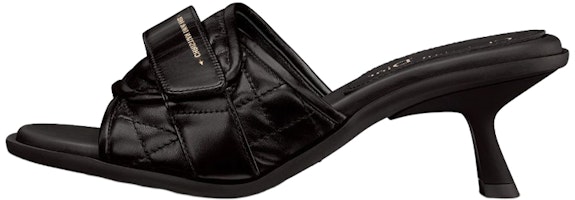 (Women) Dior Cannage 'Black Calfskin High Heel Sandal' KDQ730CQC_S900 (Women) Dior Cannage 'Black Calfskin High Heel Sandal' KDQ730CQC_S900