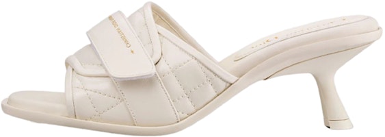 (Women) Dior Cannage 'White Calfskin High Heel Sandal' KDQ730CQC_S03W (Women) Dior Cannage 'White Calfskin High Heel Sandal' KDQ730CQC_S03W