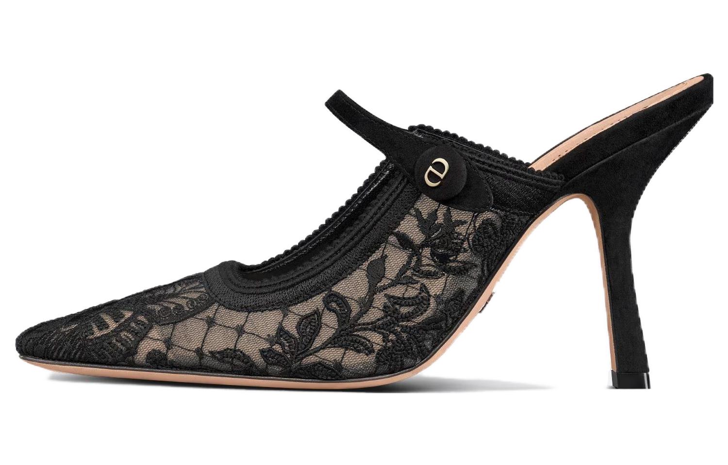 (Women) Dior Capture 'Comfort Lightweight' Mule Slippers 'Black' KCV032BYE_S900