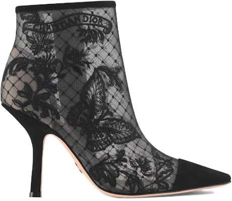 (Women) Dior Capture Ankle Boot Black 'Velvet Pointed-Toe Versatile' KCI843BYE_S900 Order (Women) Dior Capture Ankle Boot Black 'Velvet Pointed-Toe Versatile' KCI843BYE_S900