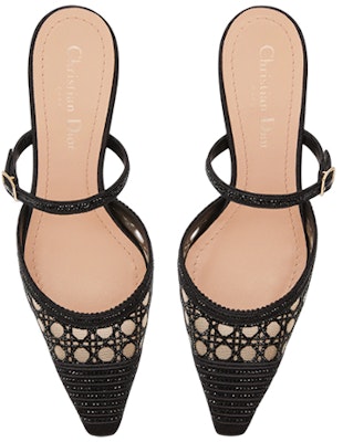 (Women) Dior Capture Embroidered Canvas Pointed-Toe Sandal 'Black' KCP927SRY_S900 Purchase (Women) Dior Capture Embroidered Canvas Pointed-Toe Sandal 'Black' KCP927SRY_S900