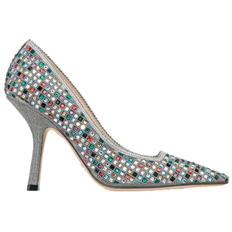 Order (Women) Dior Capture Embroidered High Heel 'Silver' KCP943SQS_S75K