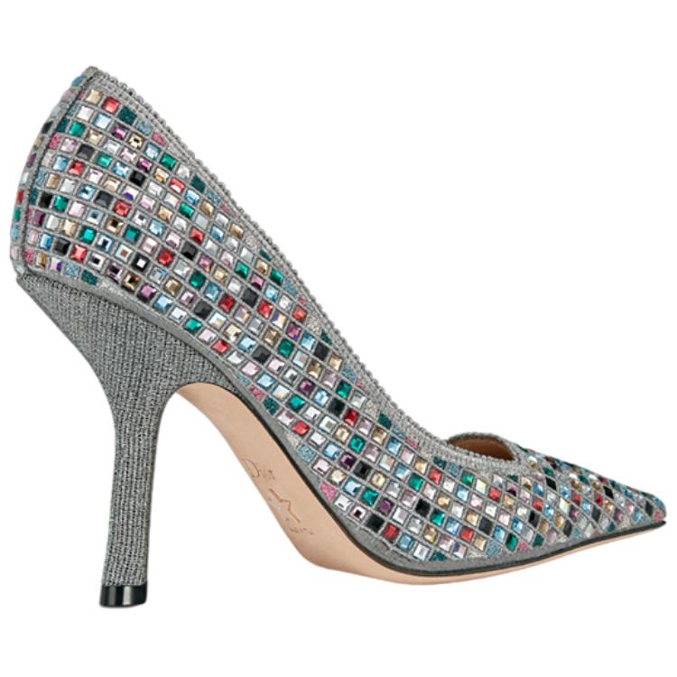 Shop (Women) Dior Capture Embroidered High Heel 'Silver' KCP943SQS_S75K