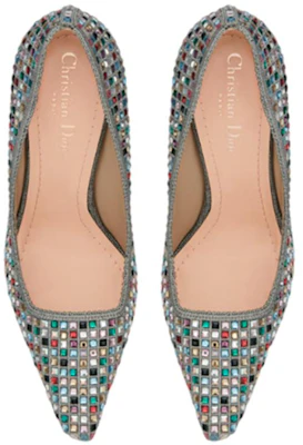 (Women) Dior Capture Embroidered High Heel 'Silver' KCP943SQS_S75K Purchase (Women) Dior Capture Embroidered High Heel 'Silver' KCP943SQS_S75K