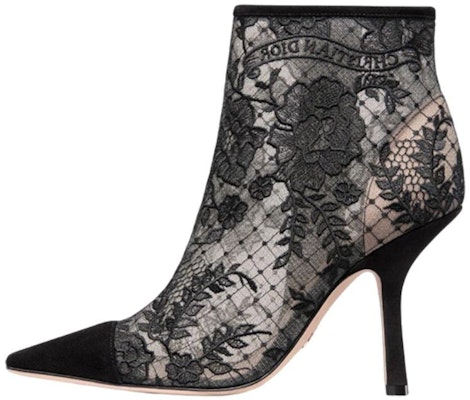 (Women) Dior Capture Embroidered Mesh High Heel Booties 'Black' KDI843ROY_S900 Buy (Women) Dior Capture Embroidered Mesh High Heel Booties 'Black' KDI843ROY_S900