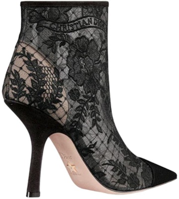 (Women) Dior Capture Embroidered Mesh High Heel Booties 'Black' KDI843ROY_S900 Purchase (Women) Dior Capture Embroidered Mesh High Heel Booties 'Black' KDI843ROY_S900