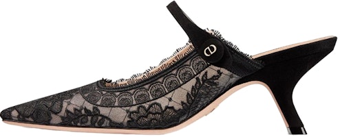(Women) Dior Capture Fabric Mules 'Black' KCV031ROY_S900 (Women) Dior Capture Fabric Mules 'Black' KCV031ROY_S900