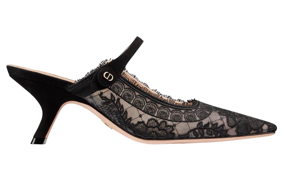 Order (W) Dior Capture Fabric Mules ''Nero'' KCV031ROY_S900