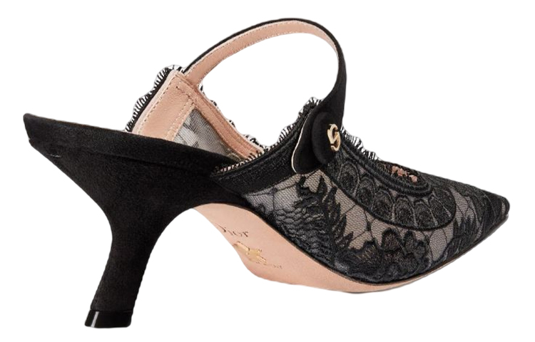 Purchase (W) Dior Capture Fabric Mules ''Nero'' KCV031ROY_S900