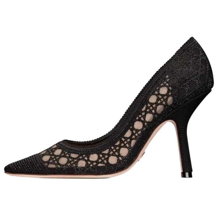 (Women) Dior Capture High Heels 'Black Crystal Embroidery' KDP930SRY_S900