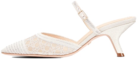 (Women) Dior Capture Leather Gold 'Fashion Mule High Heels' KDP927LCS_S49K (Women) Dior Capture Leather Gold 'Fashion Mule High Heels' KDP927LCS_S49K
