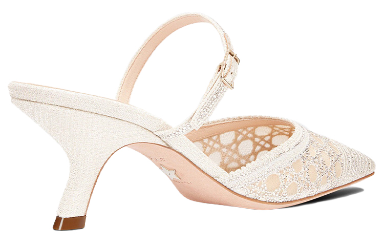Shop (W) Dior Capture Leather Gold ''Fashion Mule Hoge Hakken'' KDP927LCS_S49K