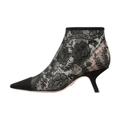 (W) Dior Capture Mesh Boot 'Black Embroidery'